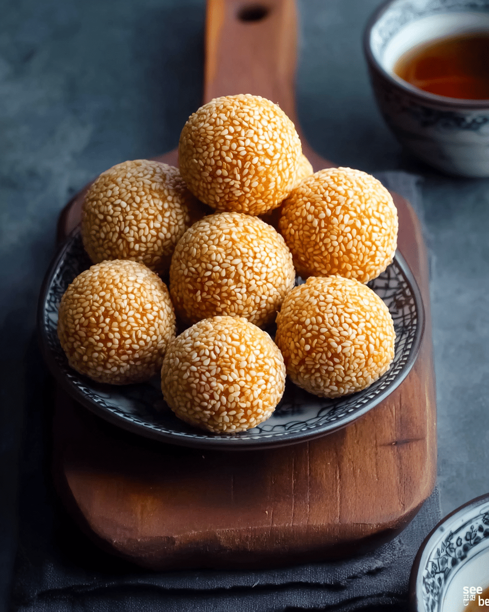 Sweet Potato Sesame Balls