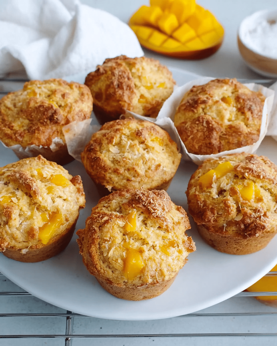 Mango & Coconut Muffins