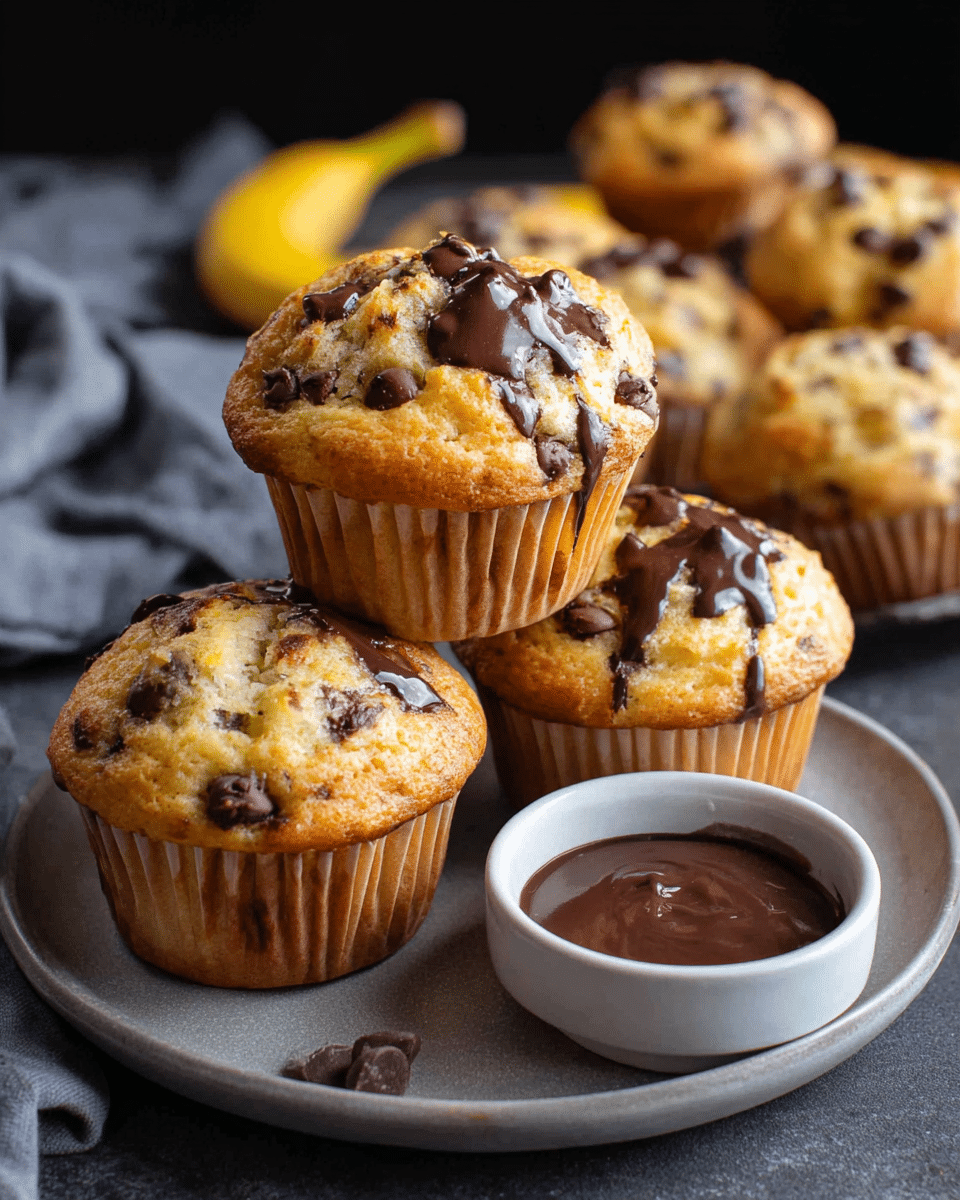 Mary Berry Banana Muffins with Chocolate Chips