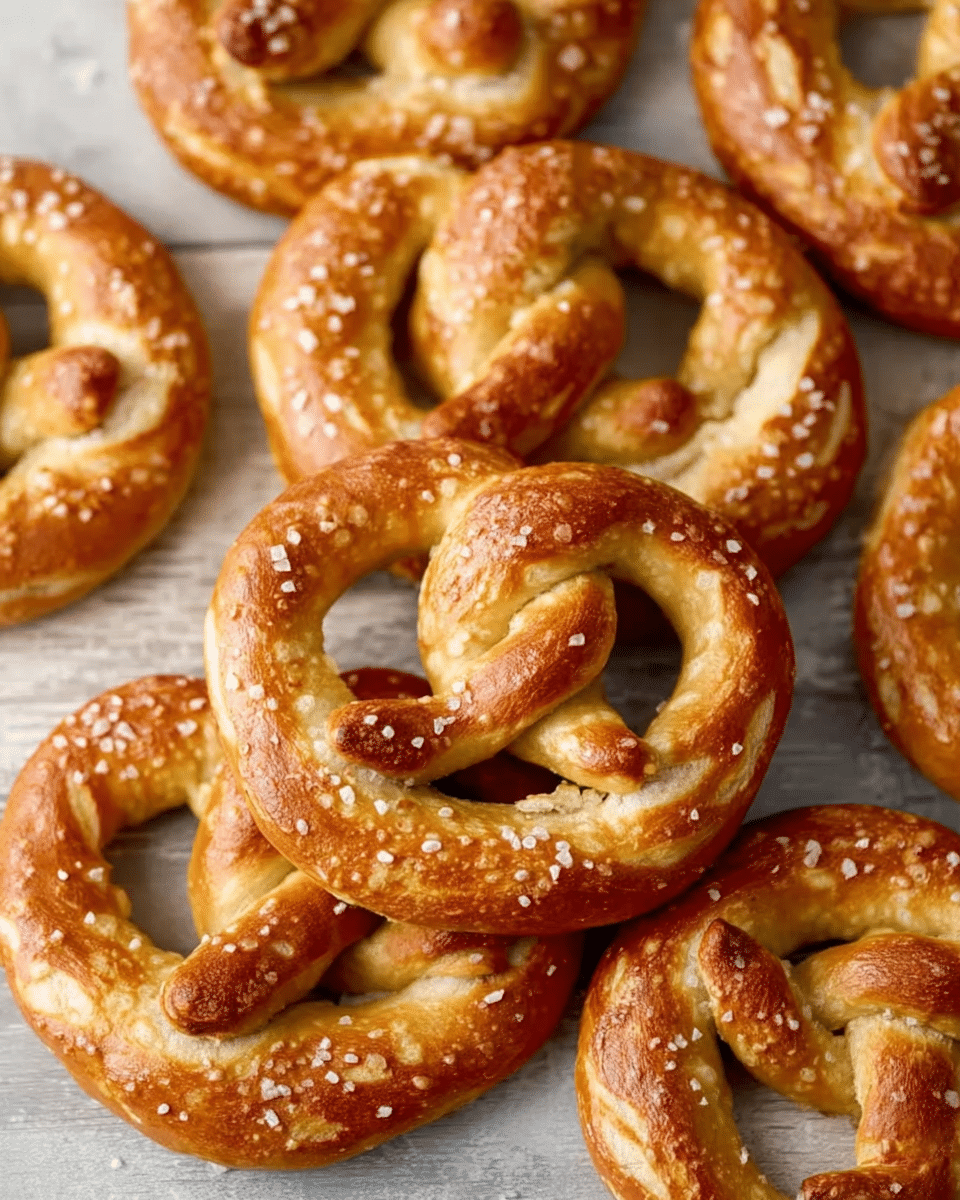 Easy Salted Soft Pretzels