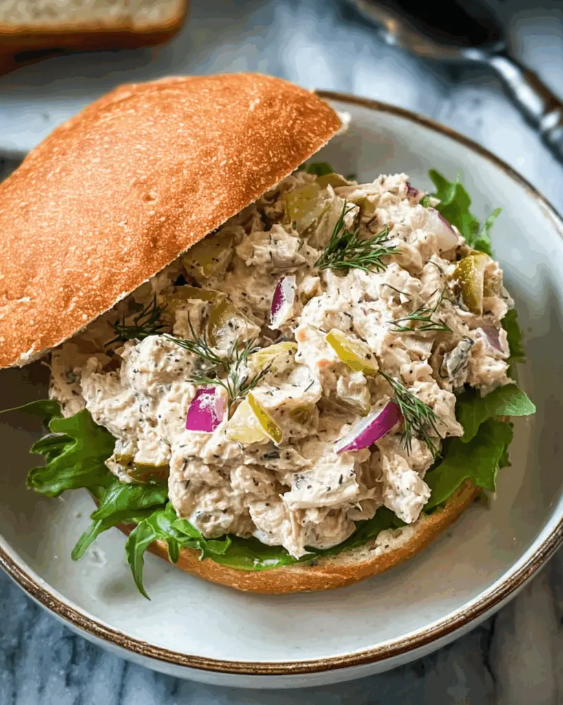 Dill Pickle Tuna Salad