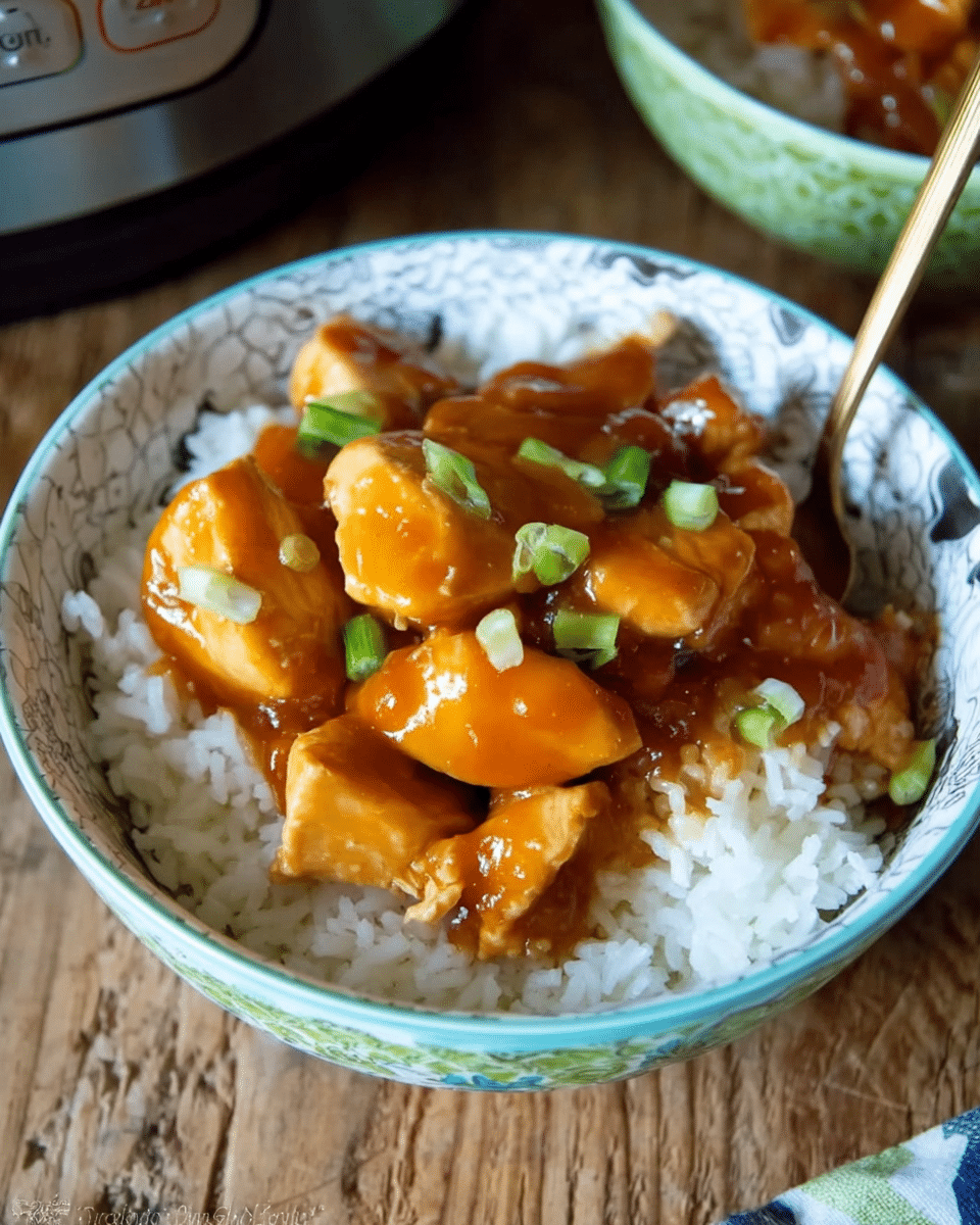 Instant Pot Orange Chicken (3 Ingredients)