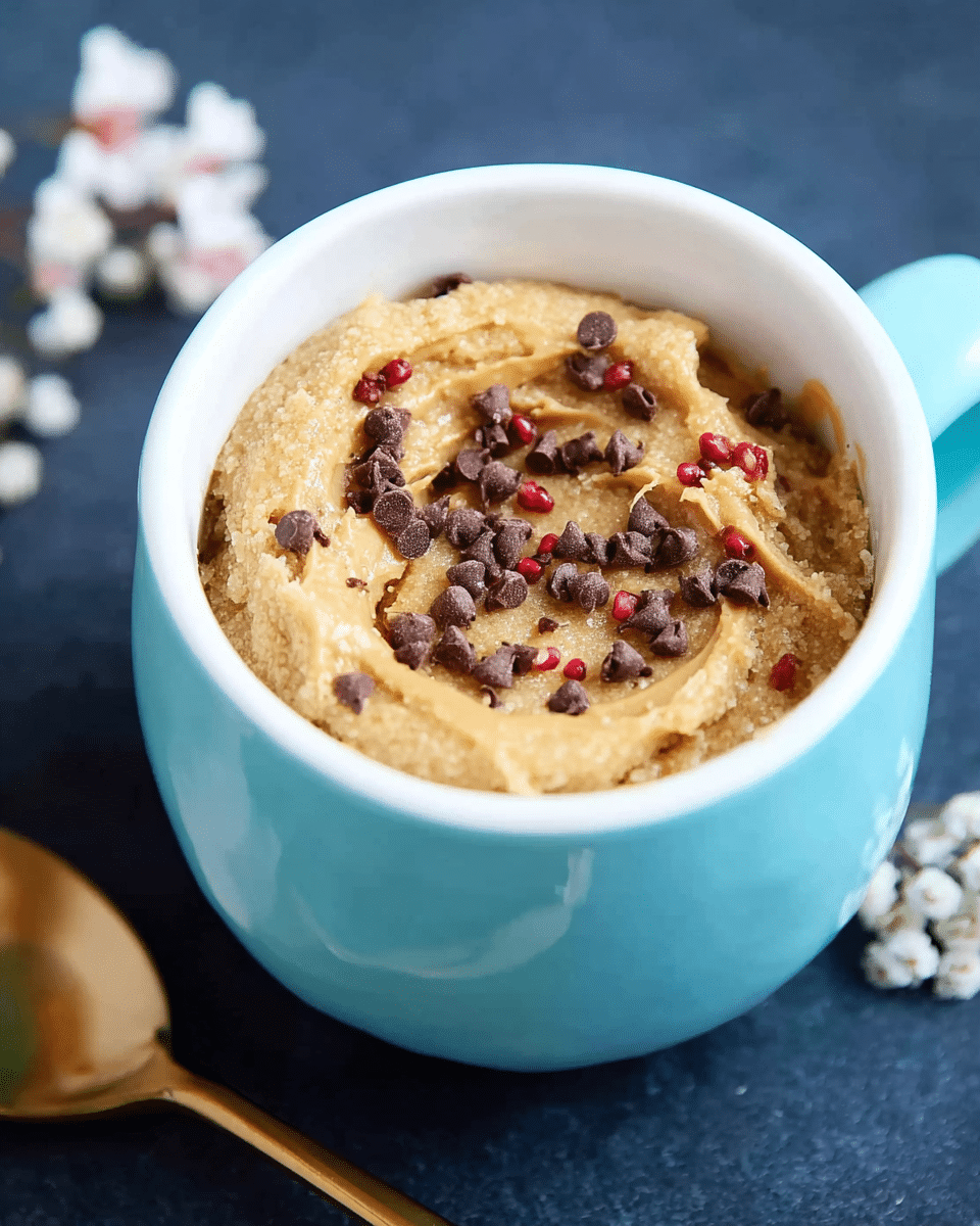 Vegan Peanut Butter Microwave Mug Cake