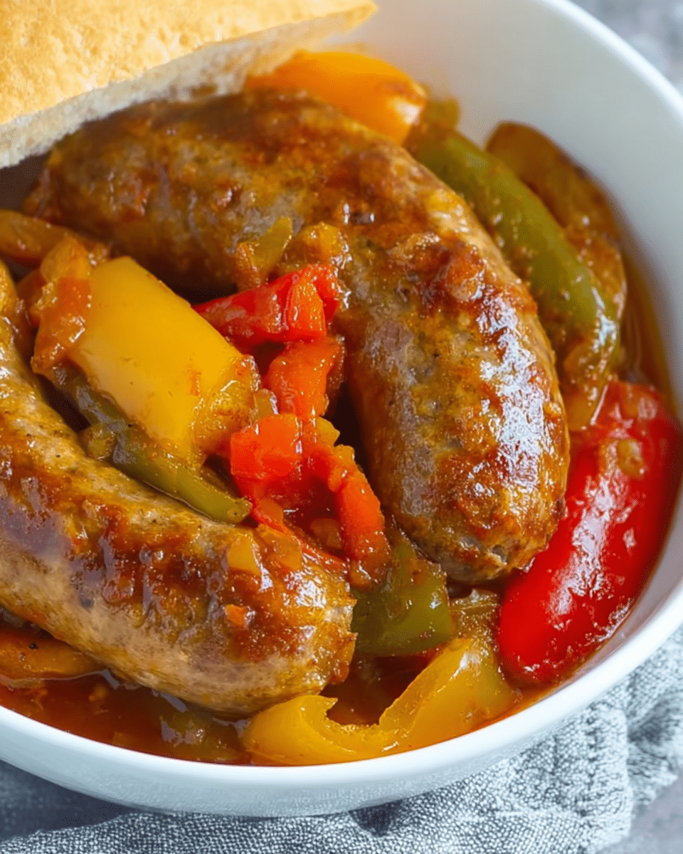 Instant Pot Sausage and Peppers