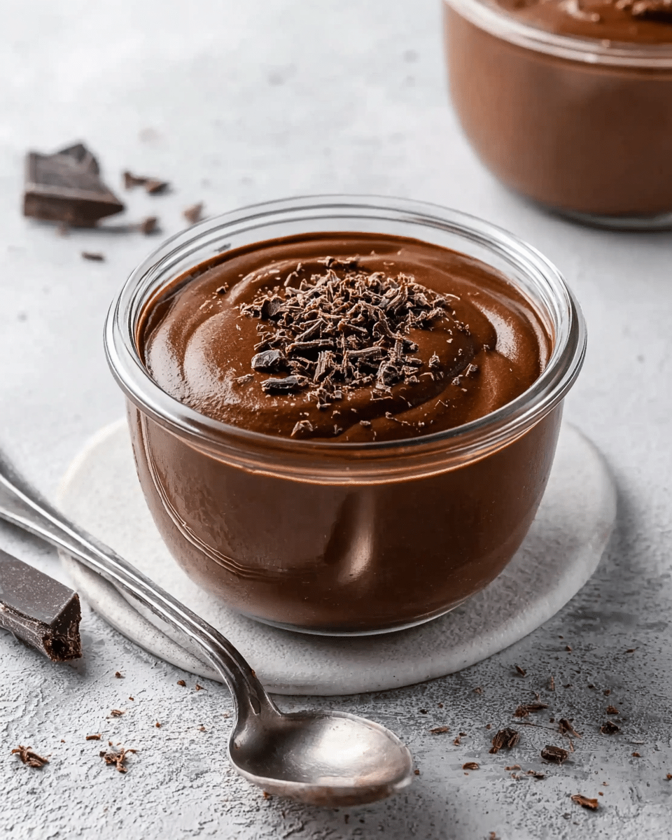 Silken Tofu Chocolate Pudding