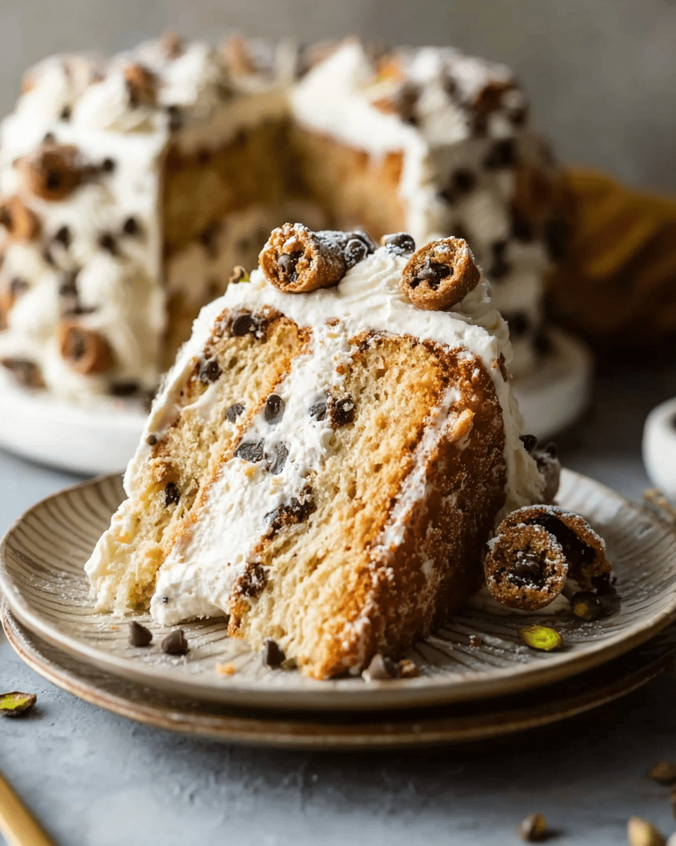 Unbelievably Vegan Cannoli Cake