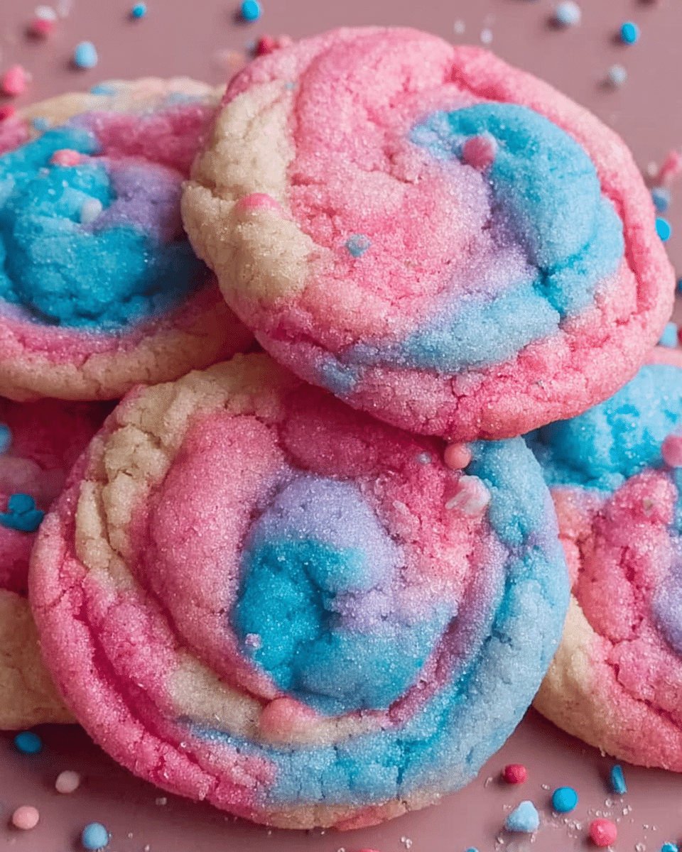 Cotton Candy Cookies