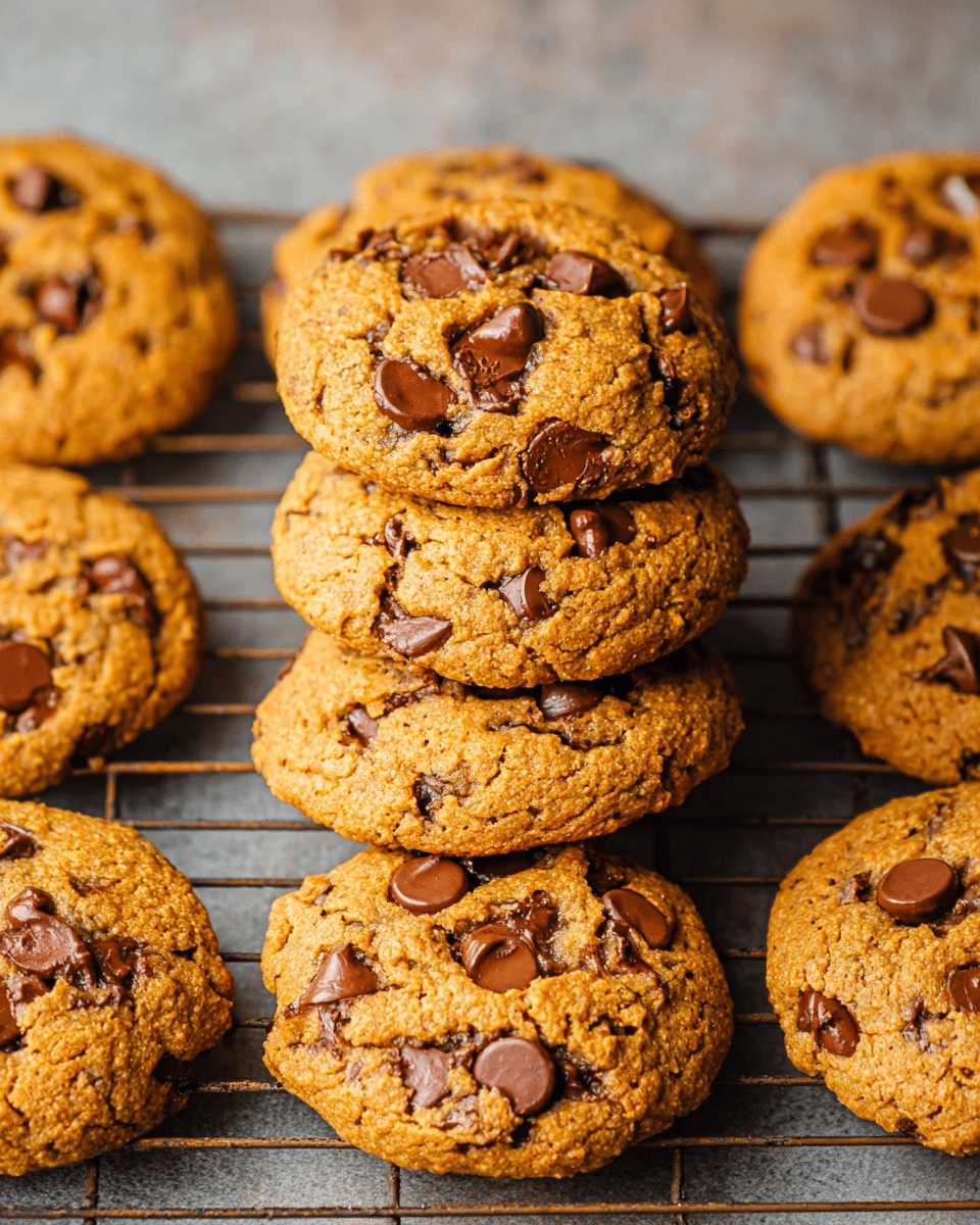 Chewy Pumpkin Chocolate Chip Cookies