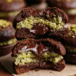 Chocolate Pistachio Kunafa Cookies