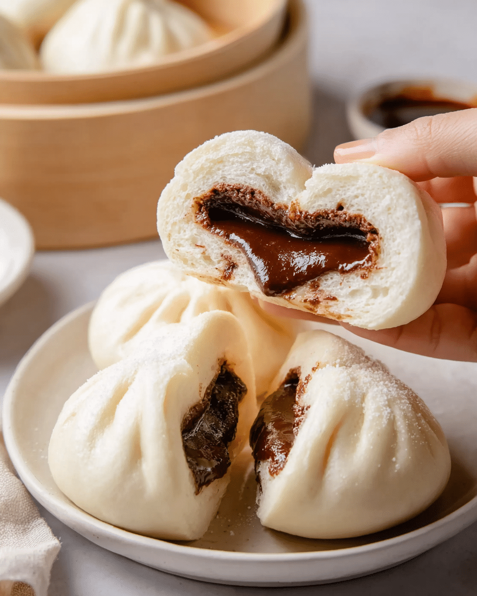 Chocolate Steamed Buns