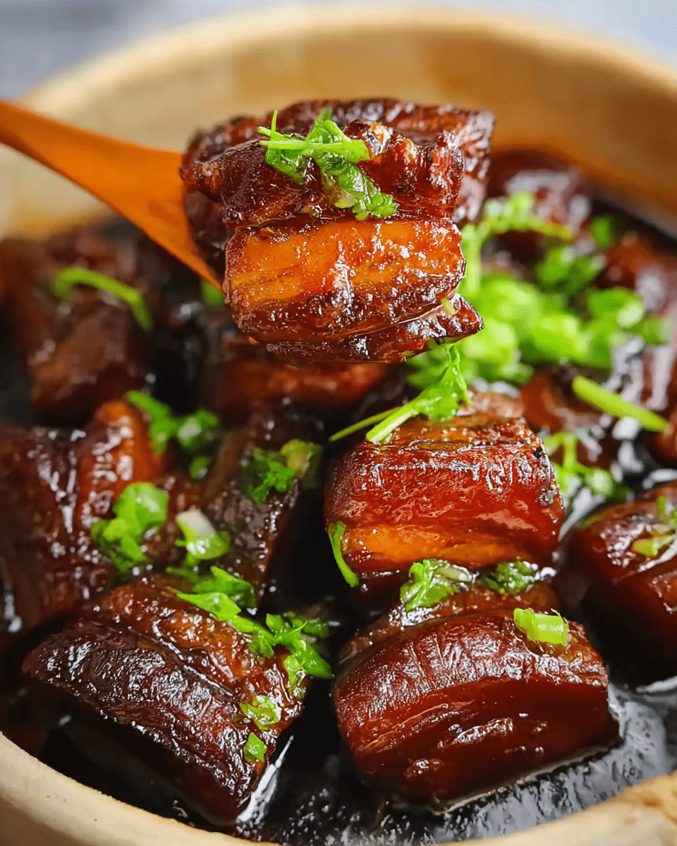 Red Braised Pork Belly