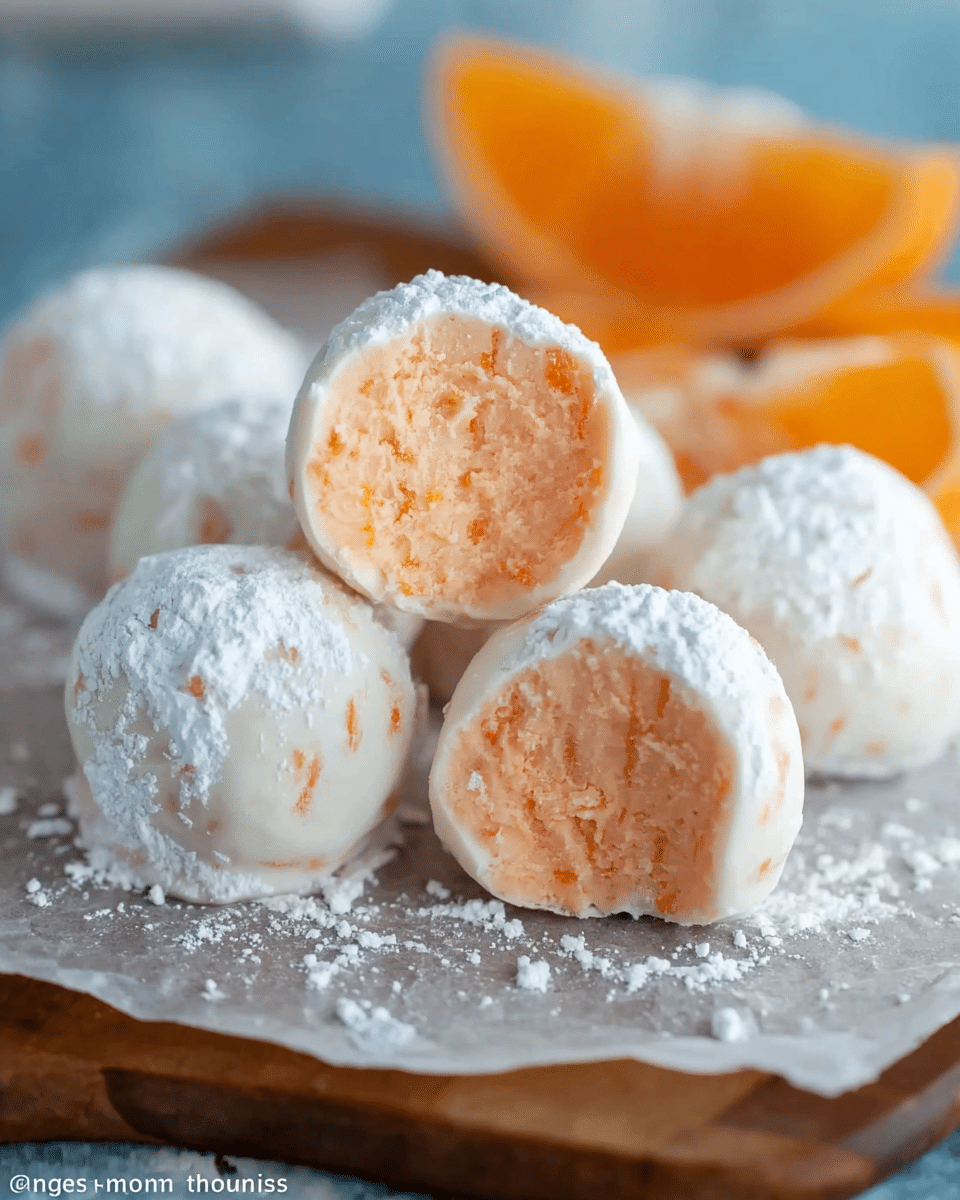 Orange Creamsicle Truffles