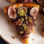 Salted Honey & Pistachio Fig Tarte Tatin