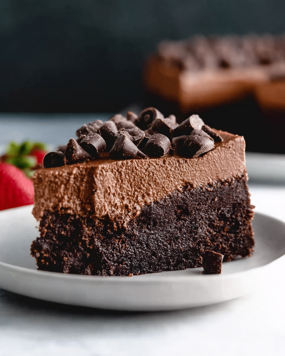 Brownie Mousse Cake
