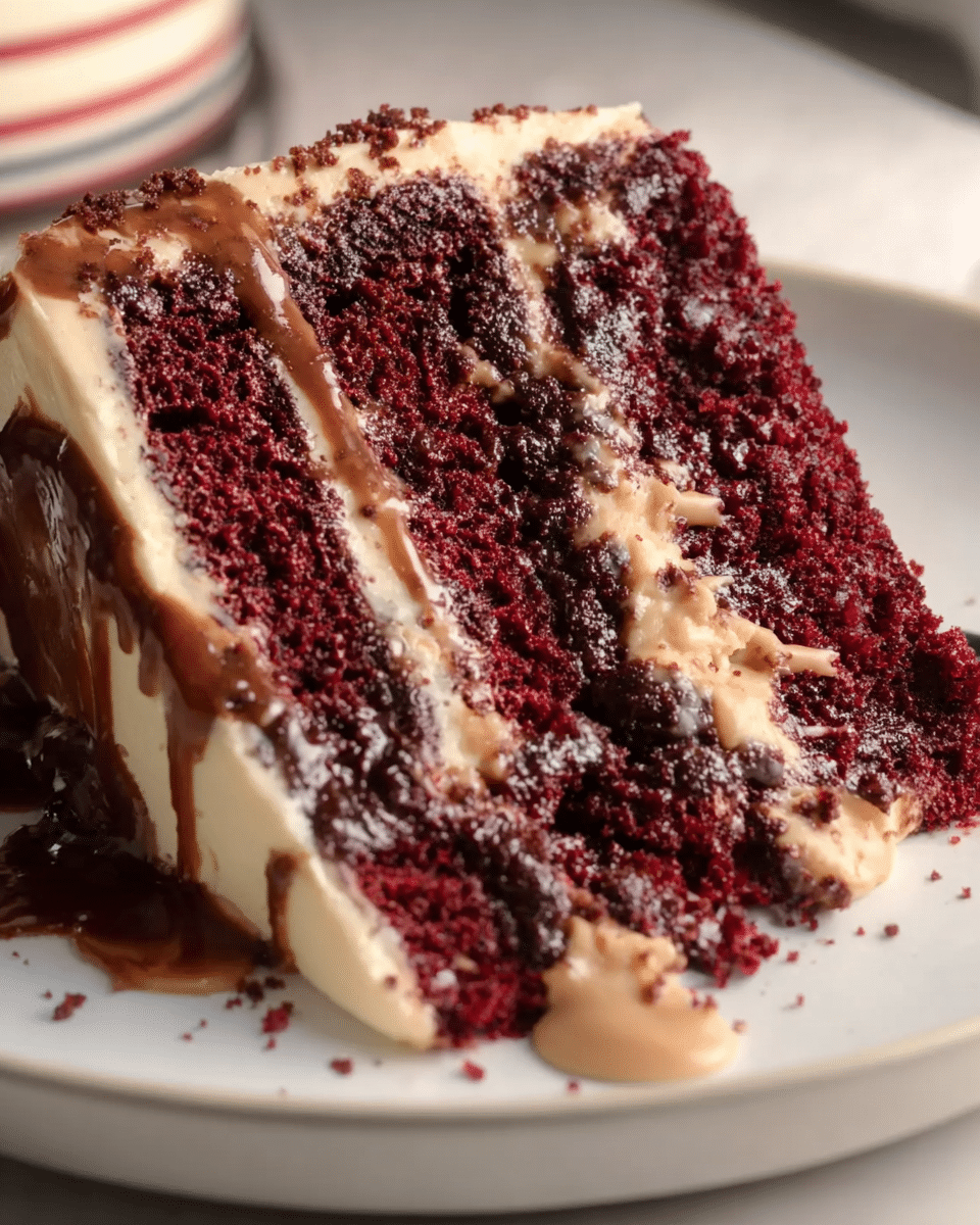 Red Velvet Mocha Cake