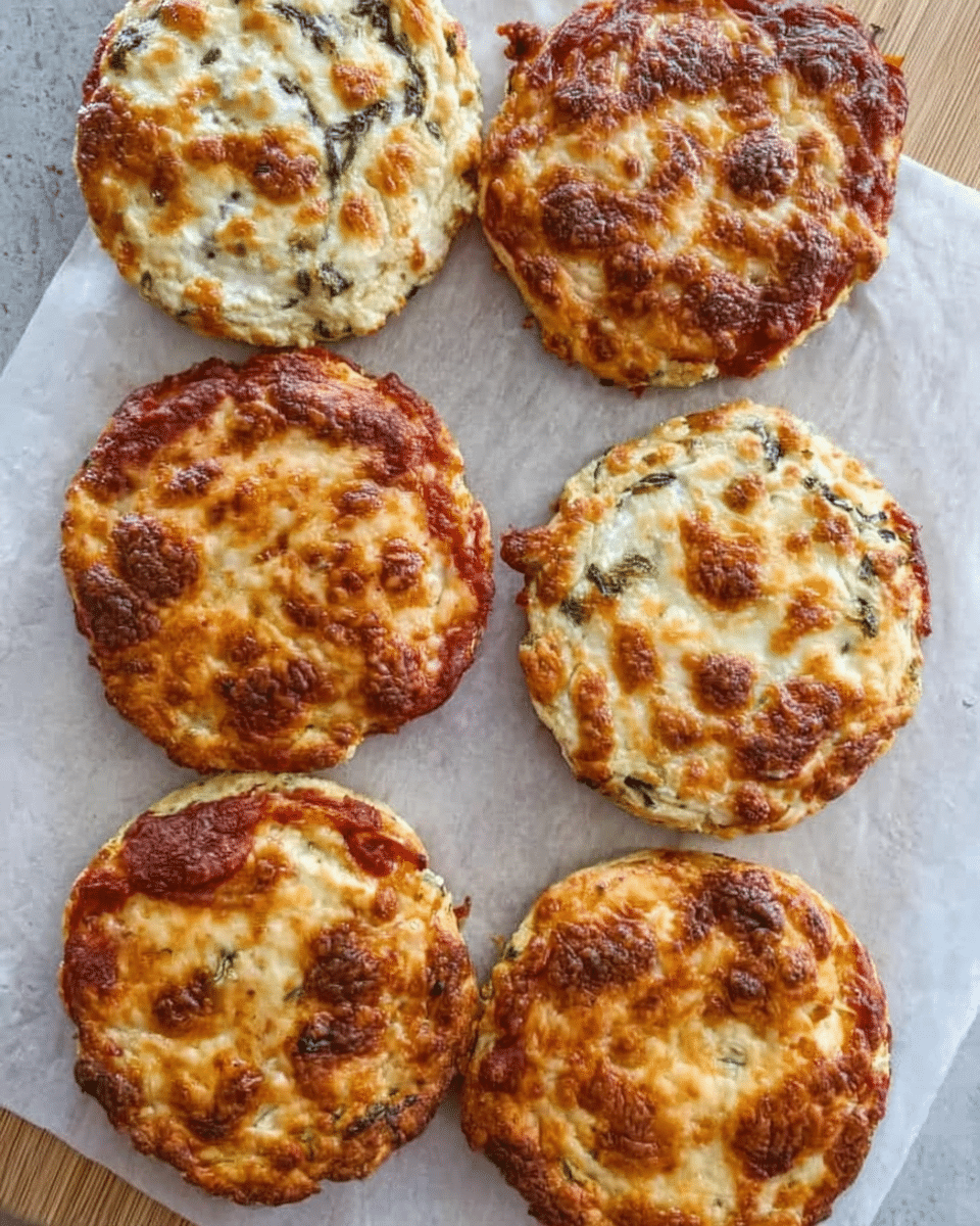 Cottage Cheese Pizza Snacks