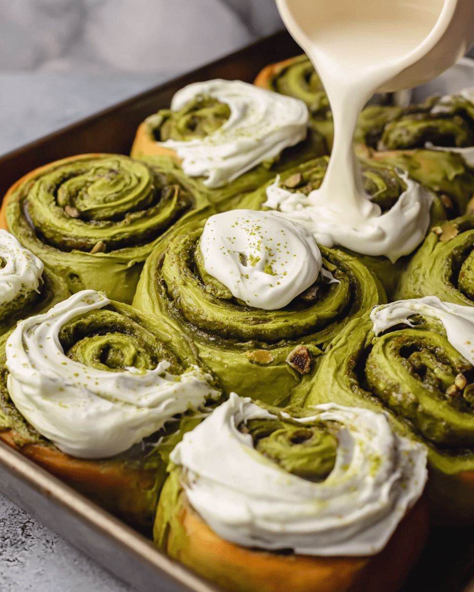 Matcha Cinnamon Rolls