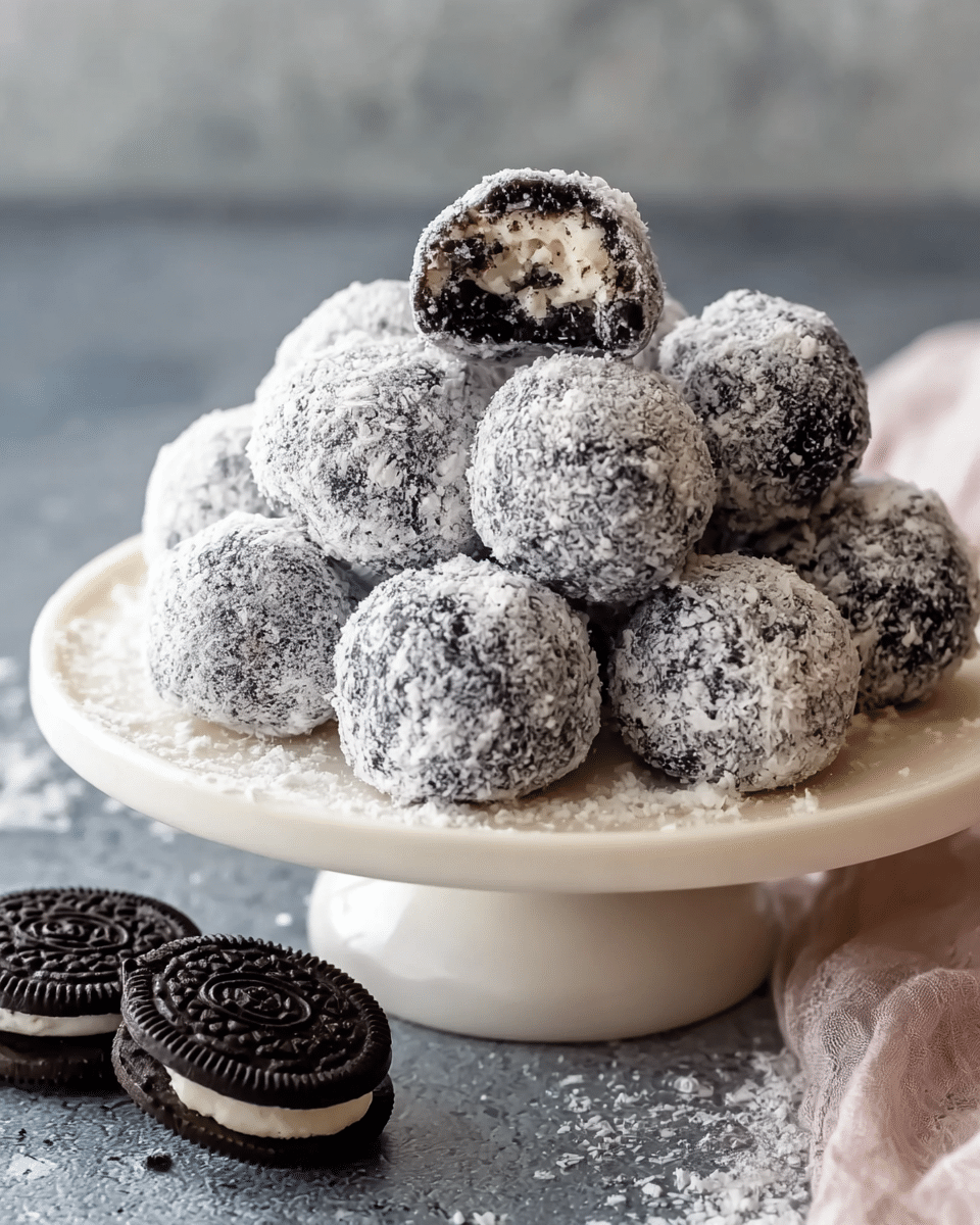 Snowball Oreo Cookie Balls