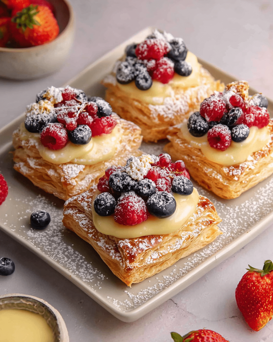 Vegan Custard Pastries