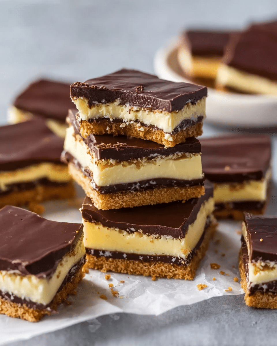 Chocolate Custard Squares