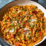 Easy and Creamy Tomato Garlic Pasta