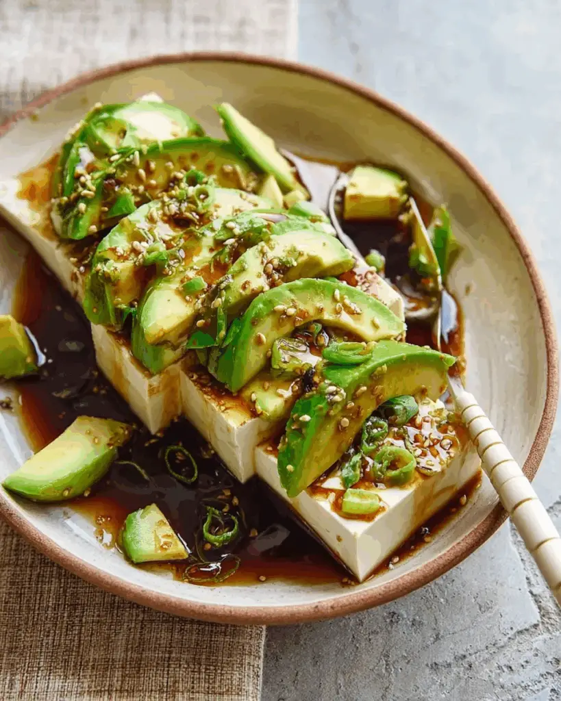 Tofu Avocado Salad
