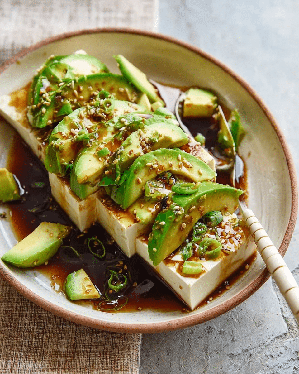 Tofu Avocado Salad