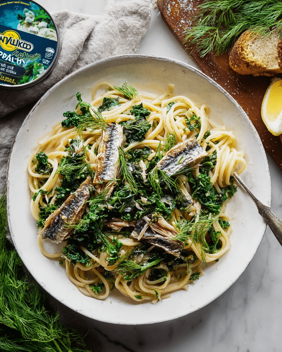 Sardines and Greens Pasta