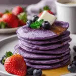 Ube Mochi Pancakes