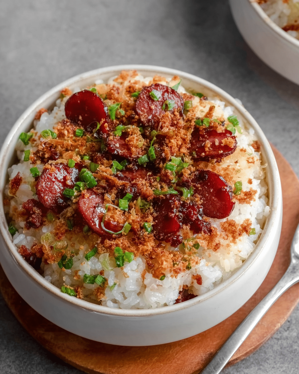 Vietnamese Sticky Rice with Chinese Sausage