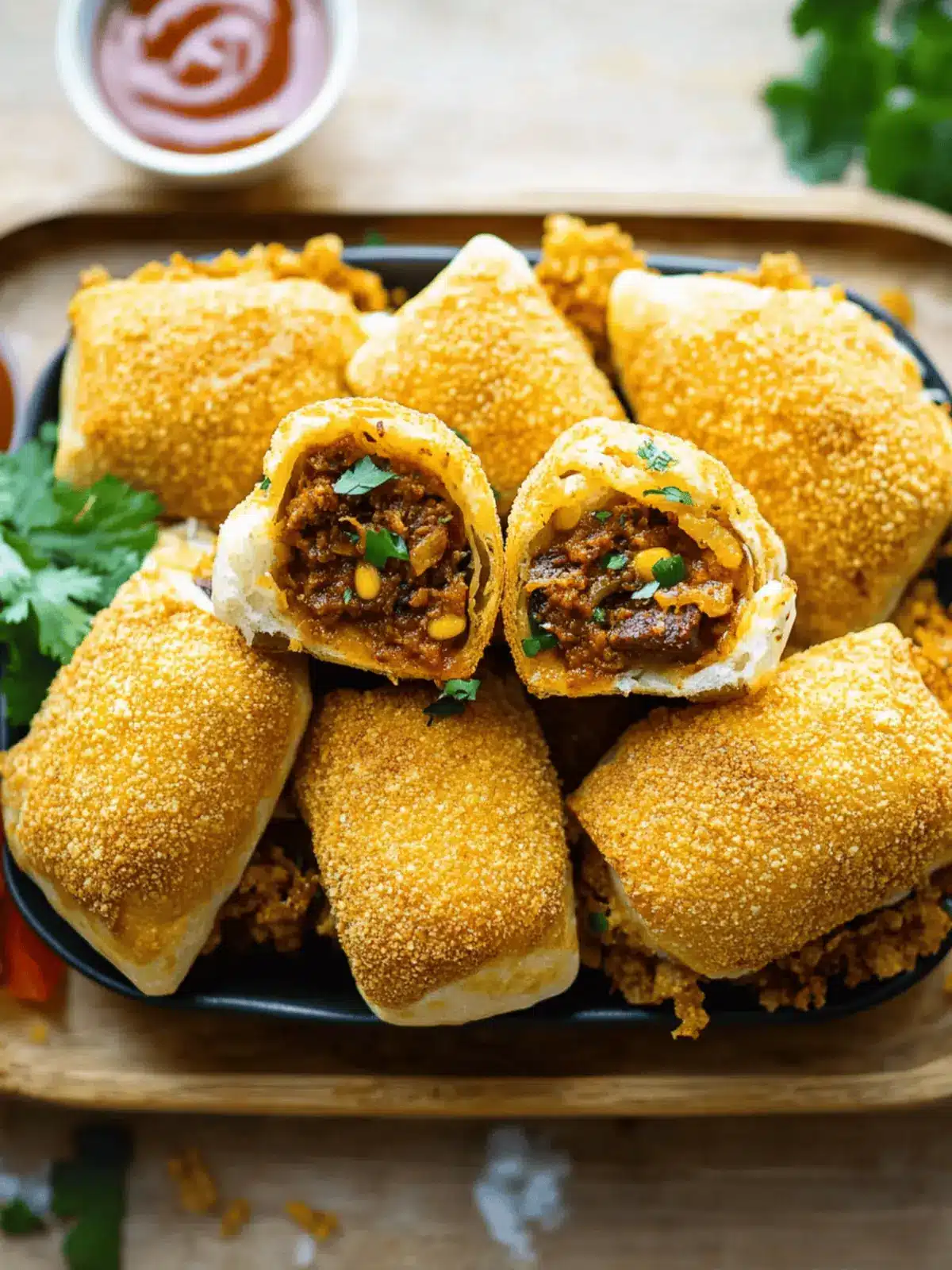 Crunchy Nachos Bread With Beef