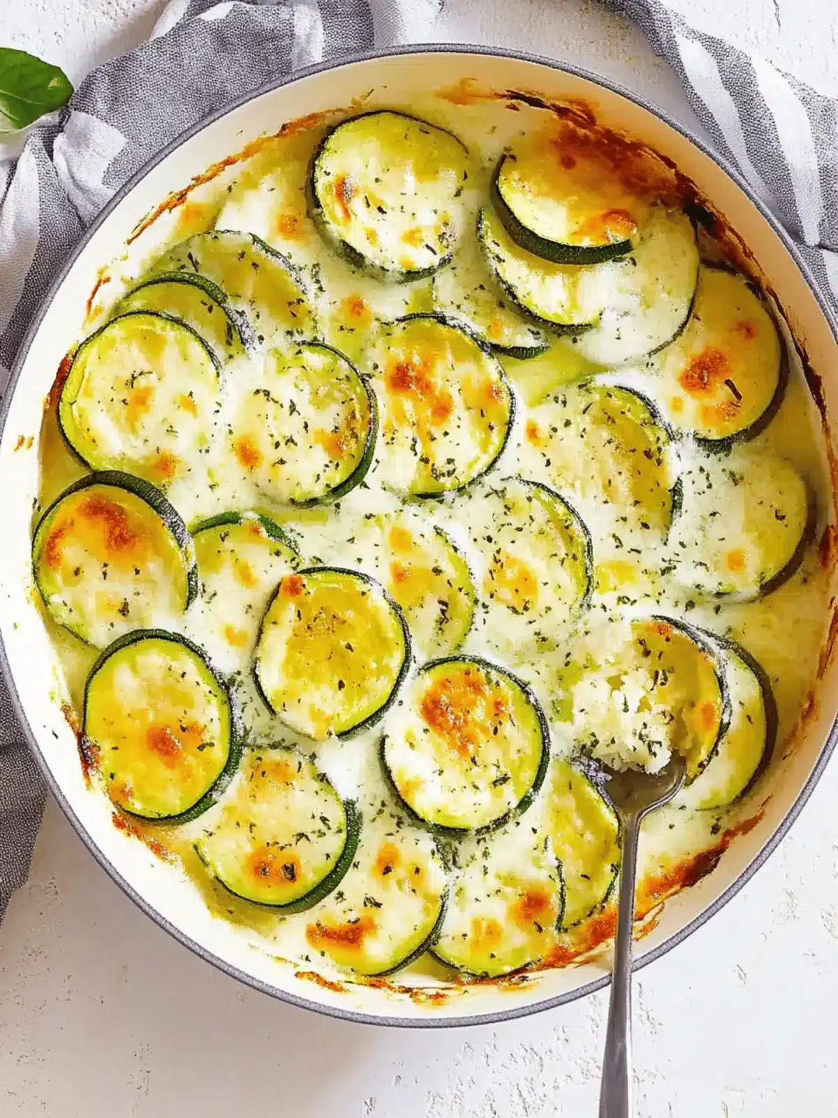 45-Minute Parmesan Zucchini Gratin That Will Wow Your Family