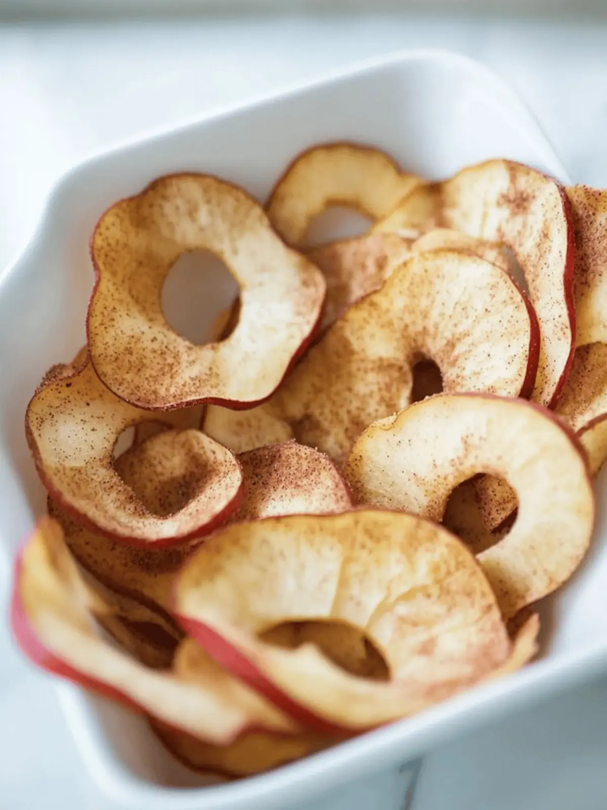 Homemade Cinnamon Apple Chips