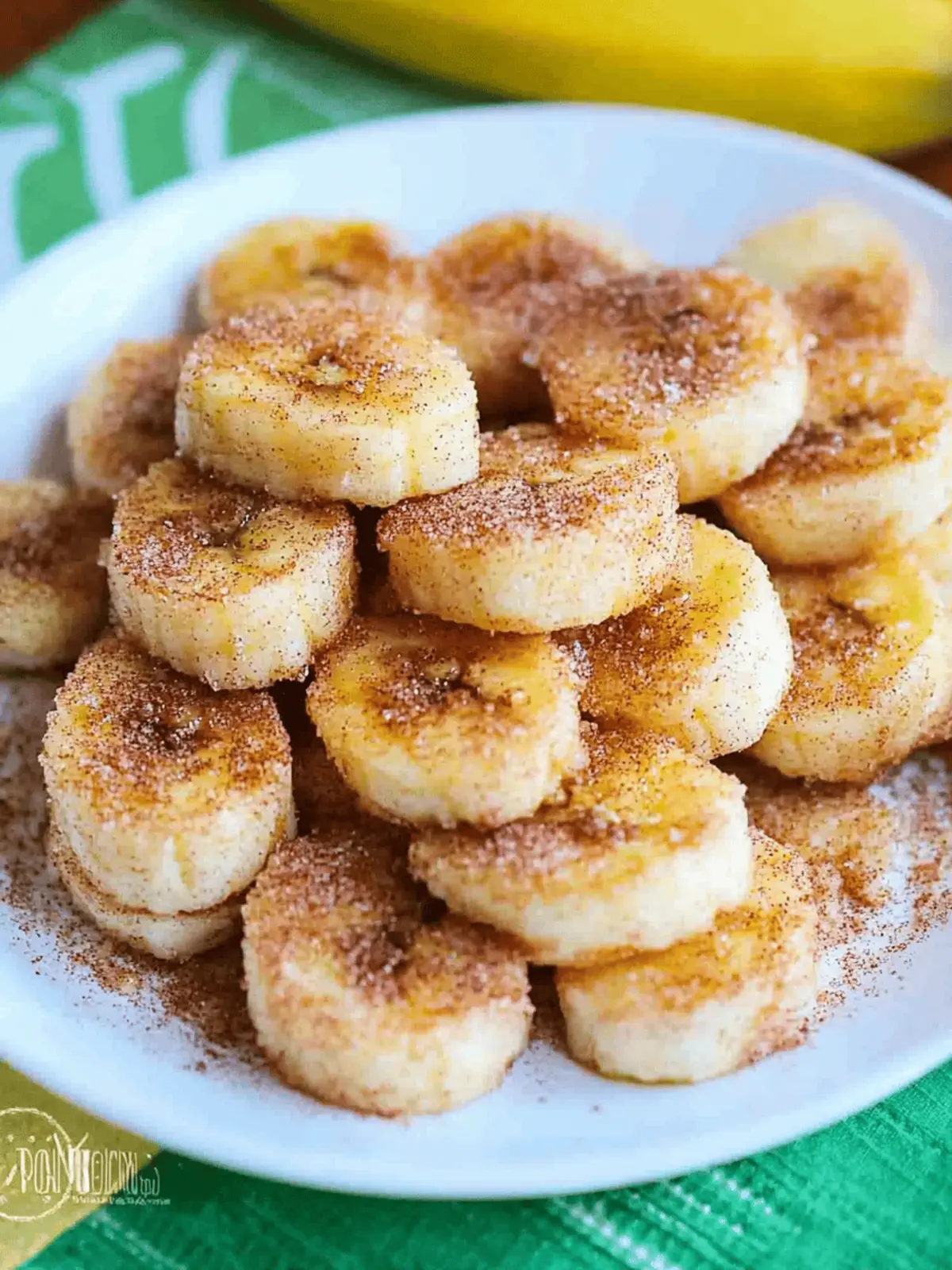 Pan Fried Cinnamon Bananas