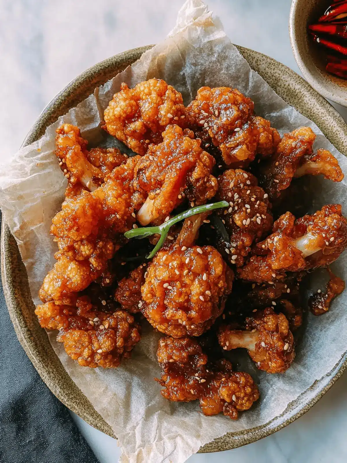 Korean Fried Cauliflower