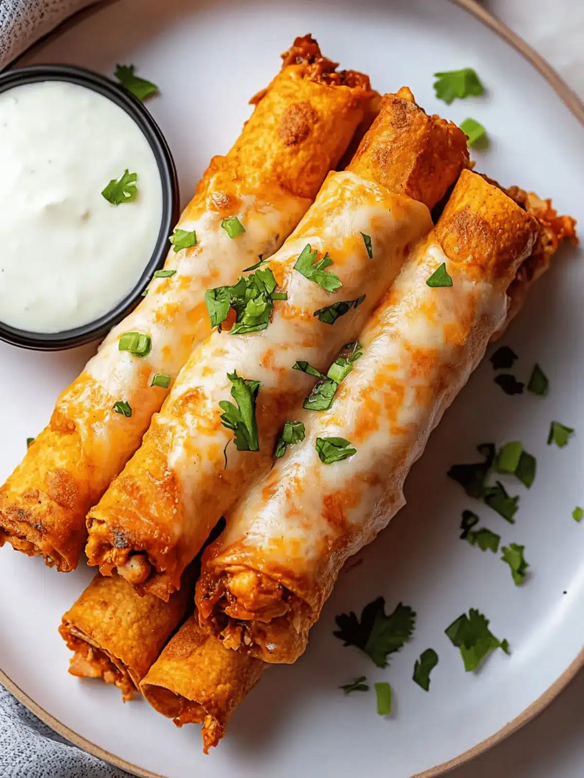 Buffalo Chicken Taquitos: Crispy, Guilt-Free Game Day Delights