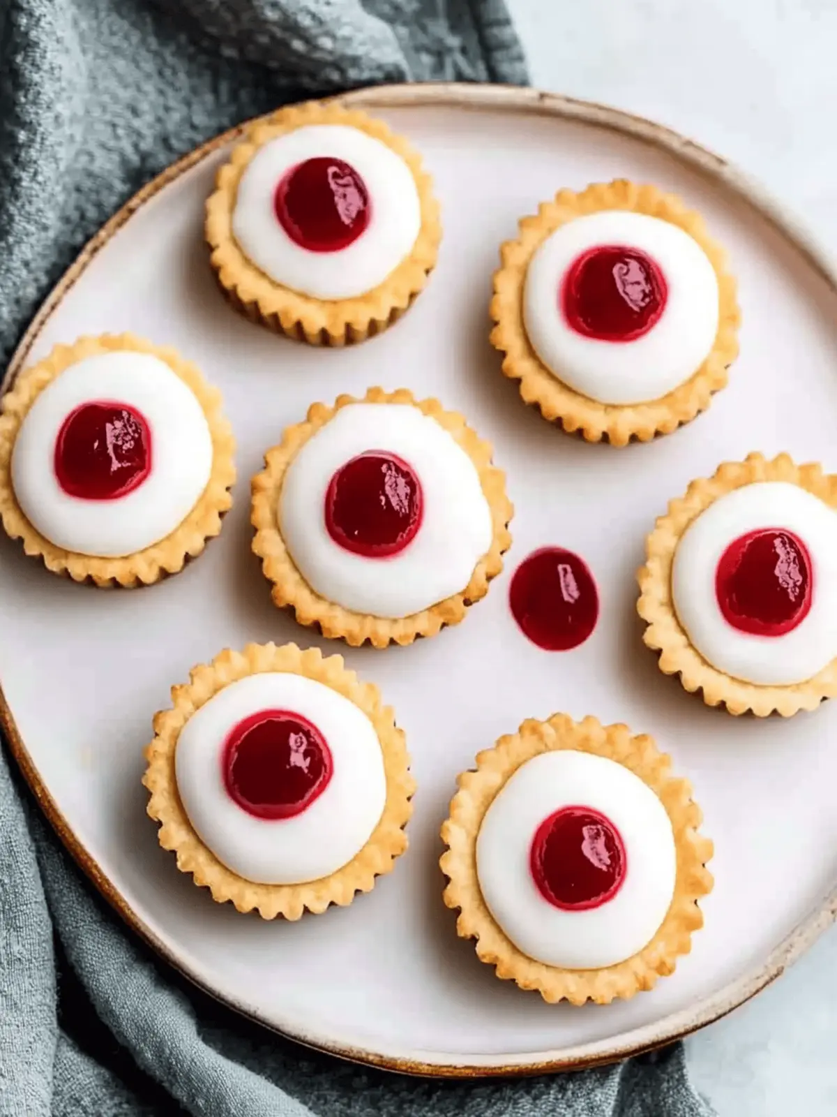 Mini Cherry Bakewell Tartlets