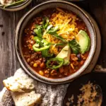 Easy Chipotle Cheddar Beef Chili