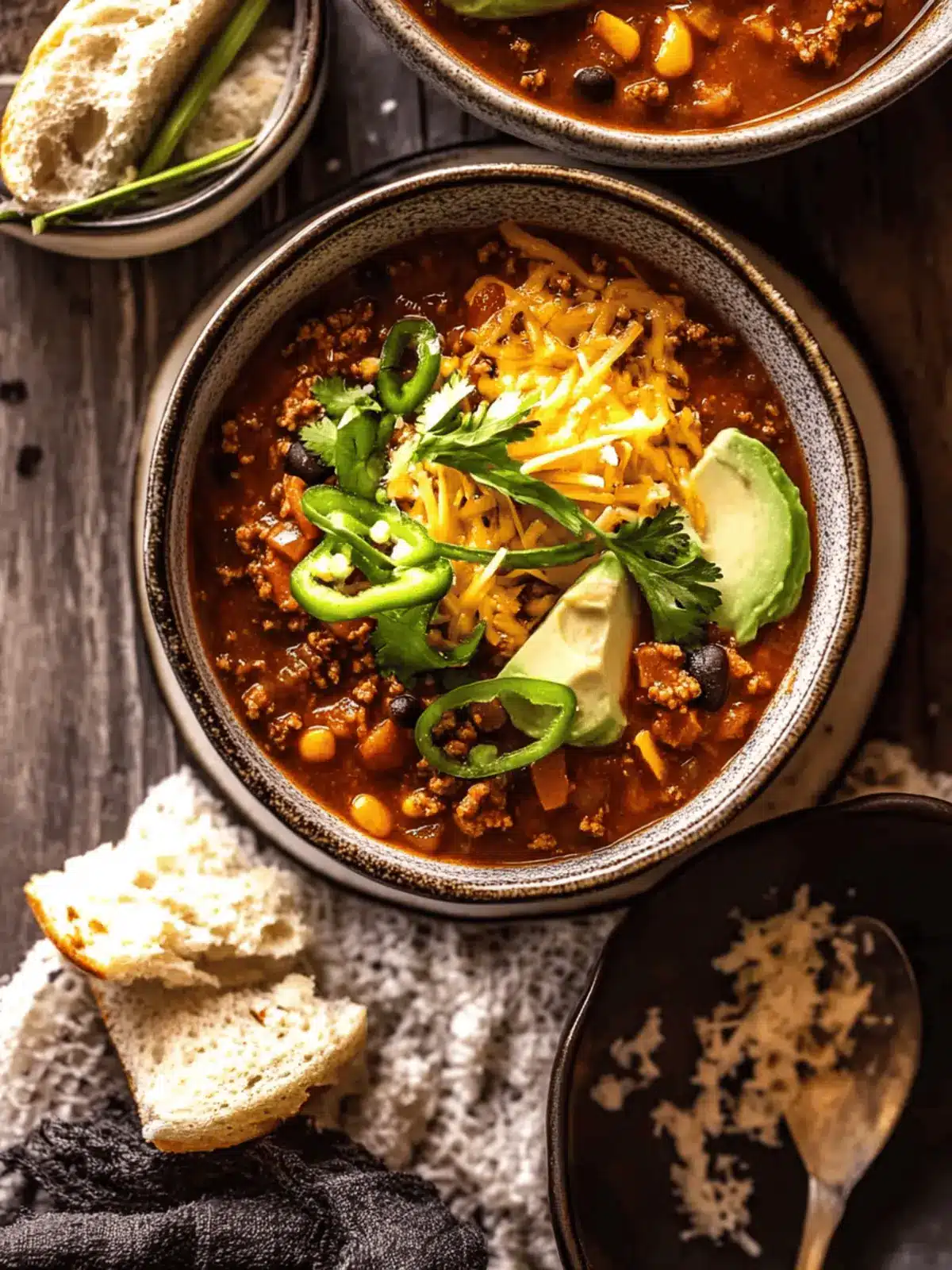 Easy Chipotle Cheddar Beef Chili