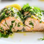 Simple Herb Stuffed Salmon