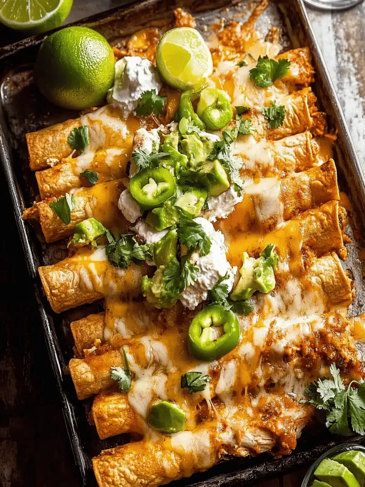 Baked Cheesy Cuban Chicken Taquitos for Game Day Joy