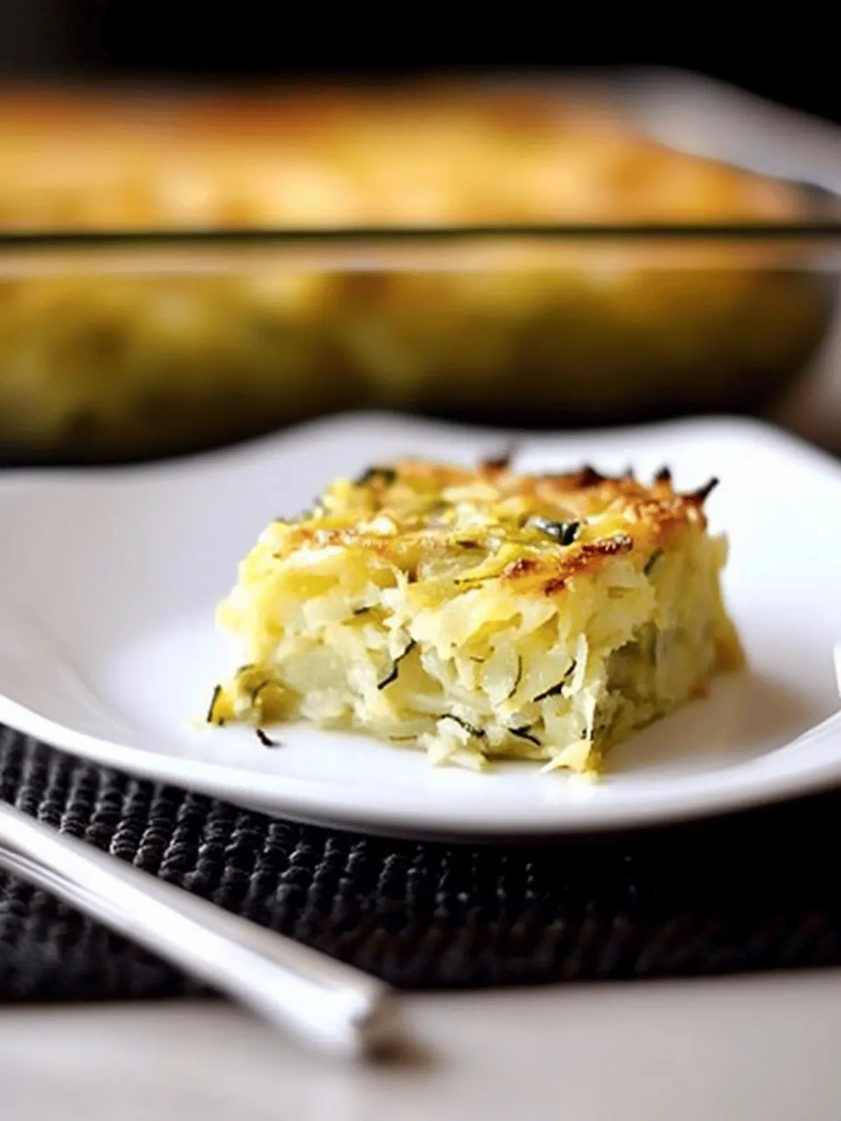 Cheesy Potato and Zucchini Kugel