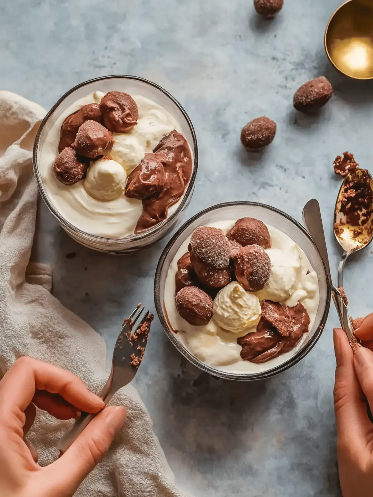 Creamy Vegan Milk Cream Dessert Monte for Sweet Nostalgia