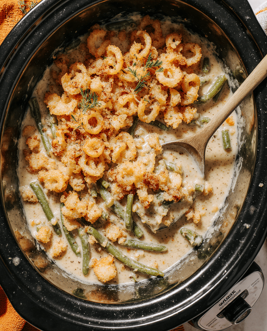 Crock Pot Green Bean Casserole