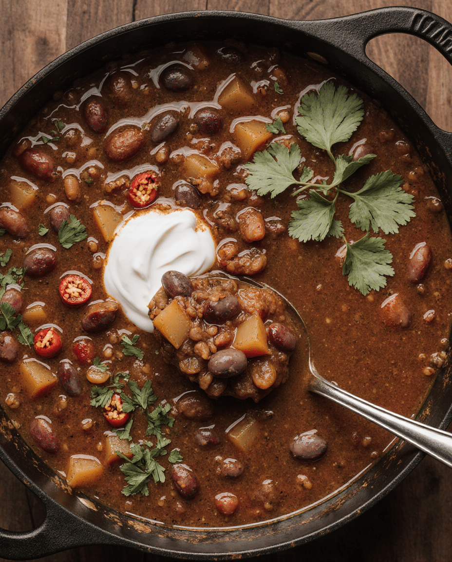 The Best Vegetarian Chili (Easy Vegan Recipe)