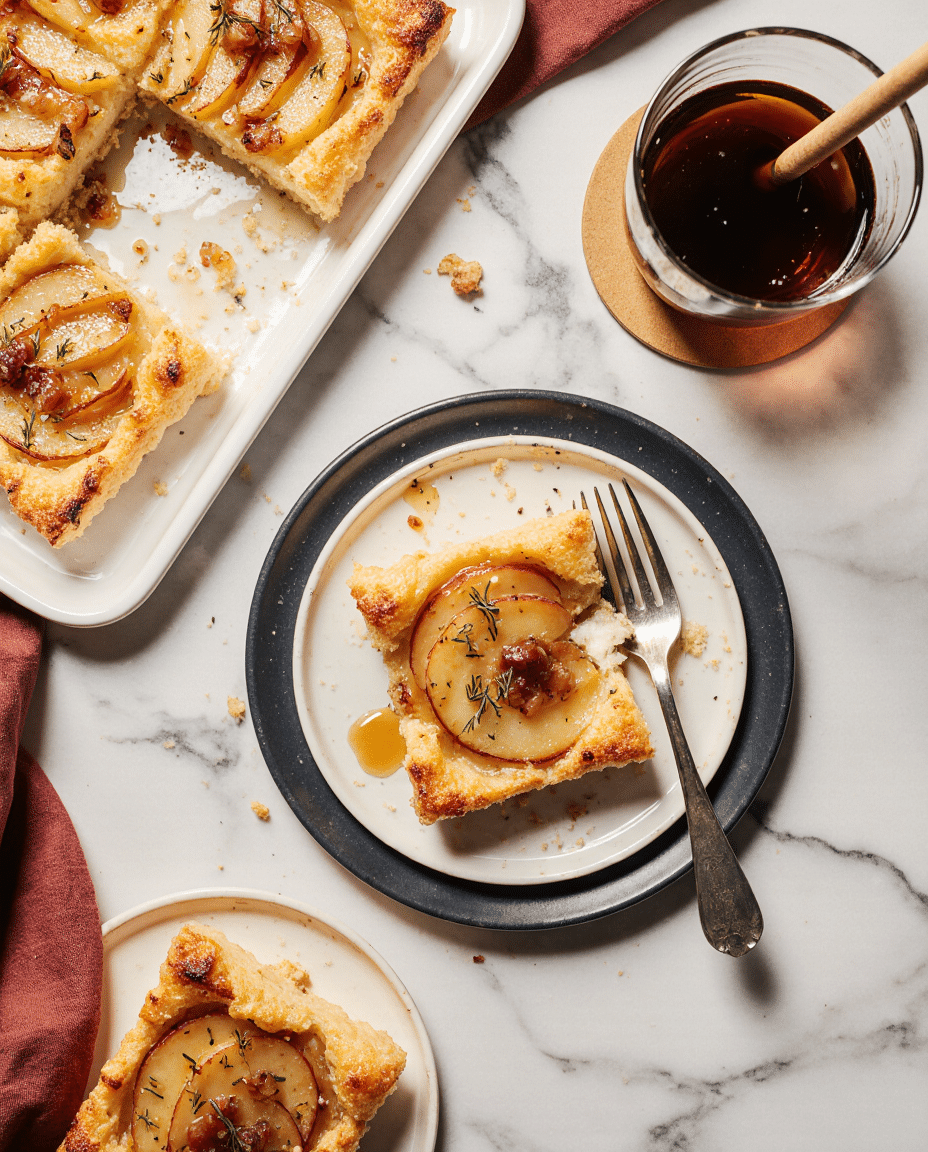 Upside Down Apple & Brie Puff Pastry Tarts