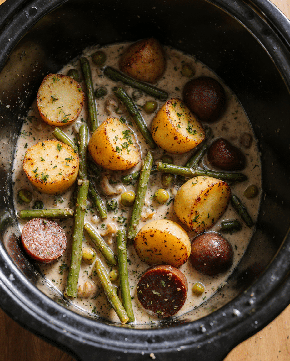 Slow Cooker Swamp Potatoes