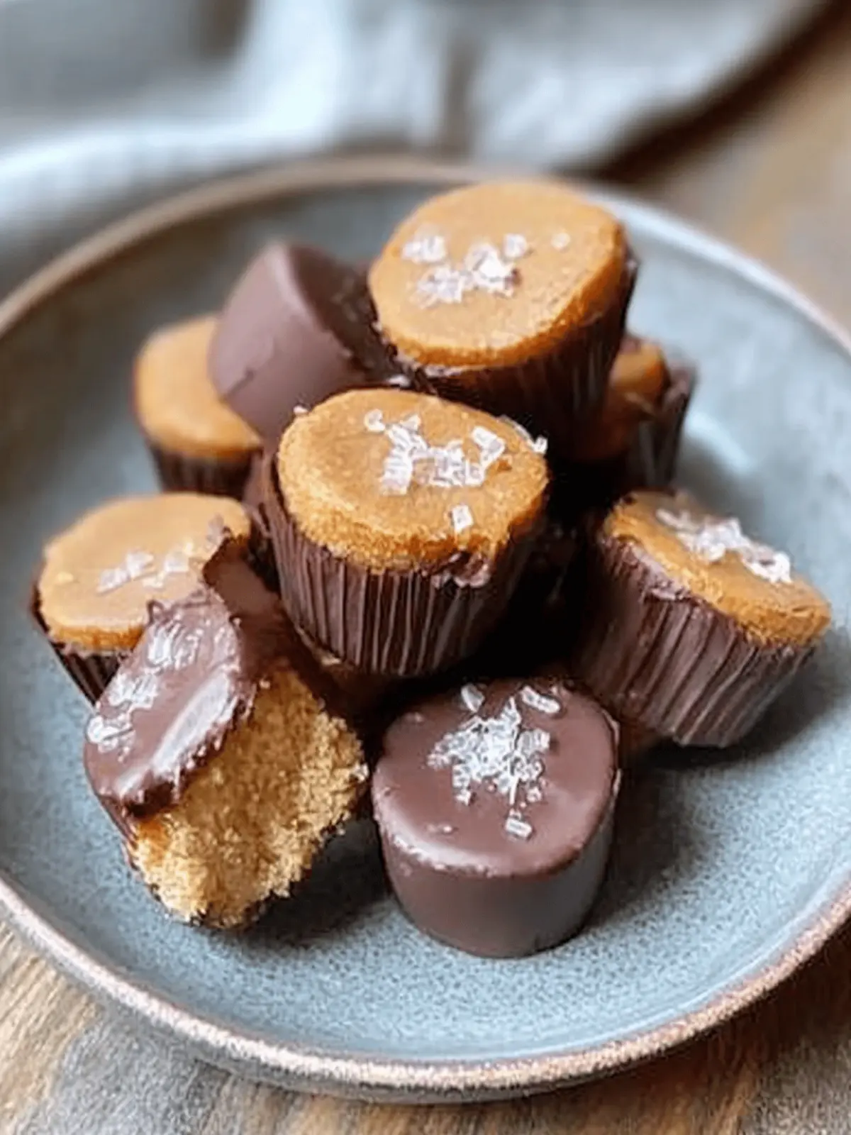 Healthy Twix Cups (Vegan)