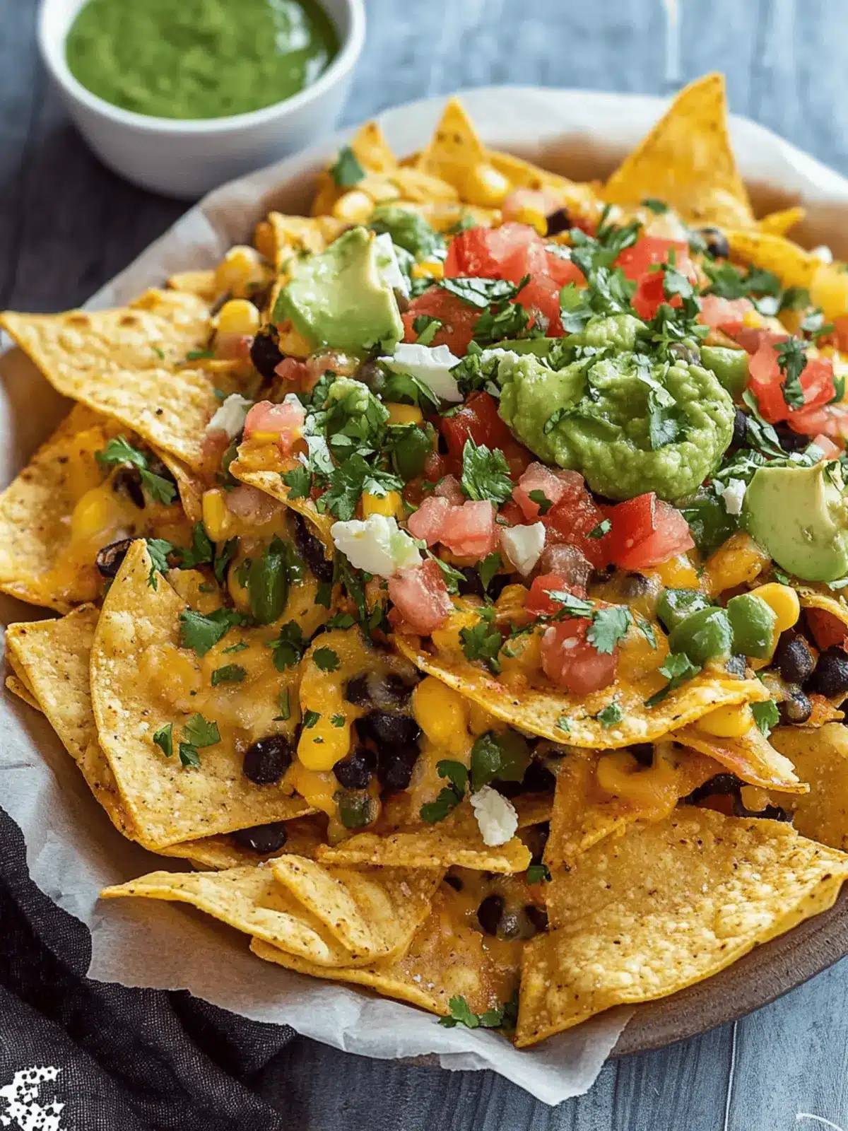 Loaded Vegetarian Nachos