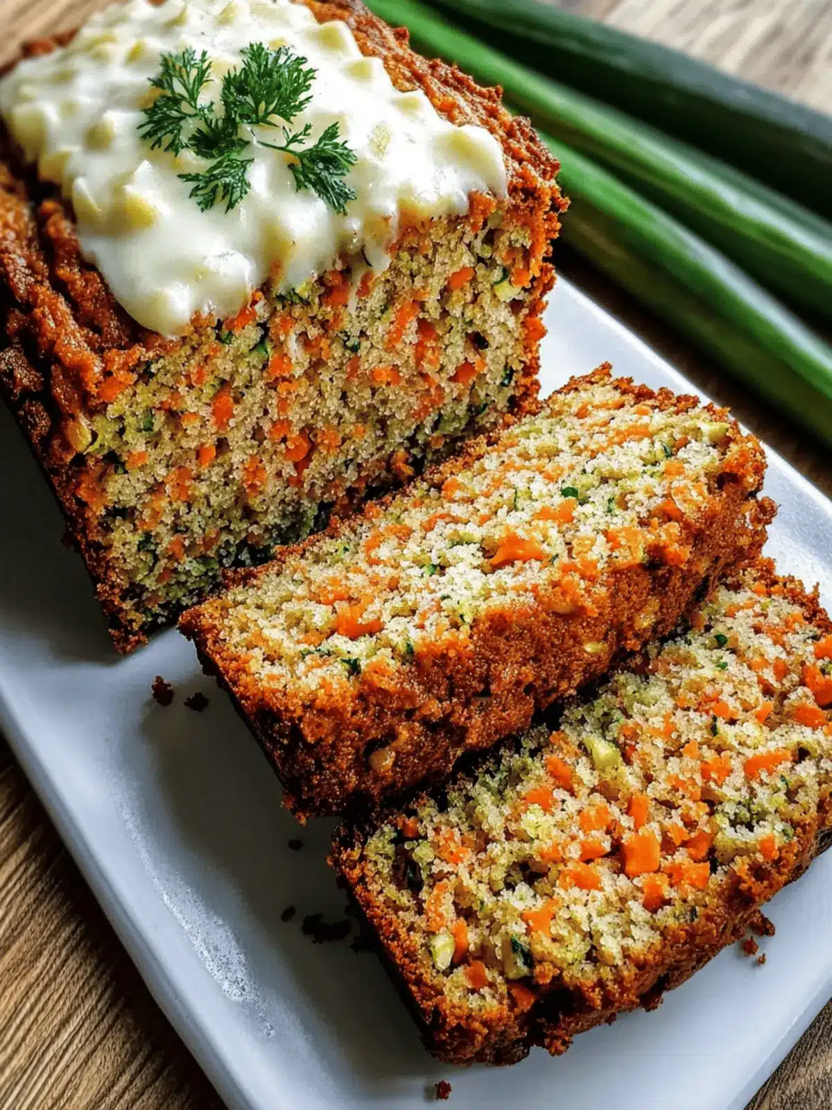 Carrot Apple Zucchini Bread